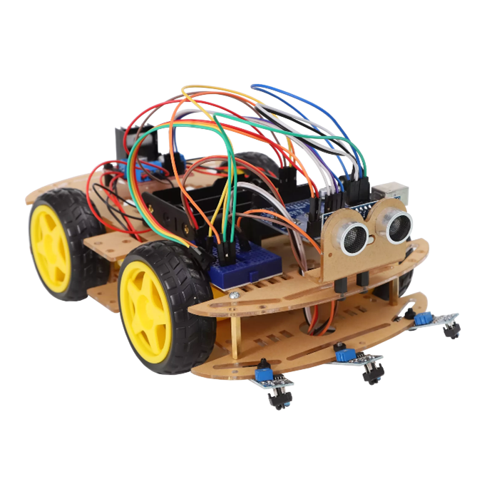 Robot Arduino 4WD  suiveur de ligne